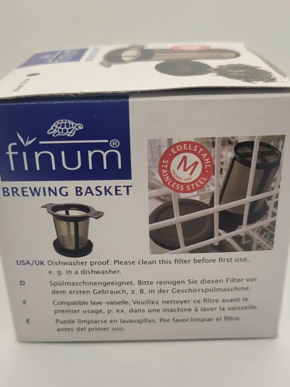 Finum Brewing Basket Medium Loose Leaf Tea Coffee Filter Germany New in Box ♻️🔄